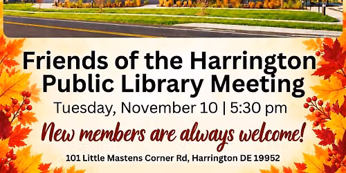Friends of the Harrington Public Library 