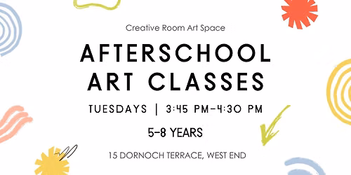 Afterschool Kids Art Classes (5 -8 years) | Tuesdays | 3:45 pm - 4:30 pm