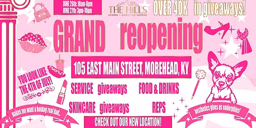 The Hills Medspa: Grand Reopening