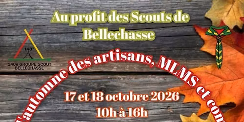 March\u00e9 d'automne des artisans , MLMS et compagnies du 140e groupe Scouts de Bellechasse 