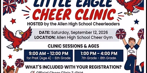 Little Eagle Cheerleader Camp