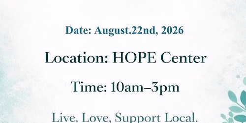 Pop Up Community Market - End Of Summer Market