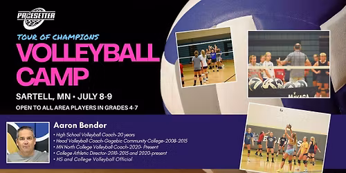 Sartell Tour of Champions Volleyball Camp