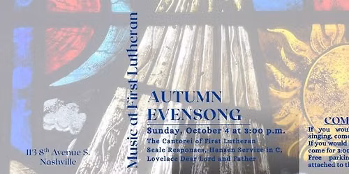 Autumn Evensong