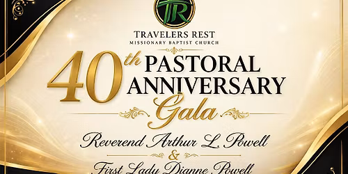 40th Pastoral Anniversary Gala