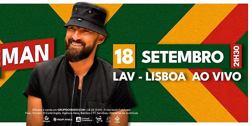 Gentleman - Live 2026 - 8 de setembro - Lisboa Ao Vivo, LAV