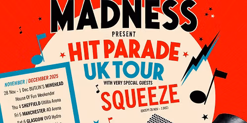 Madness Aberdeen Tickets