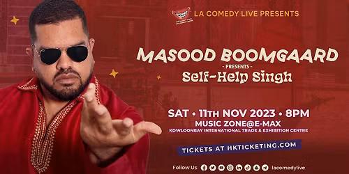 An Evening with Masood Boomgaard & Self-Help Singh
