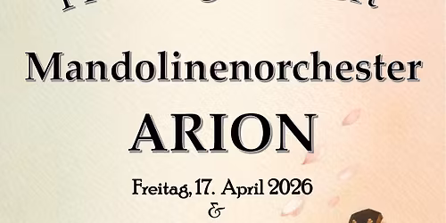 Fr\u00fchlingskonzert - Mandolinenorchester ARION