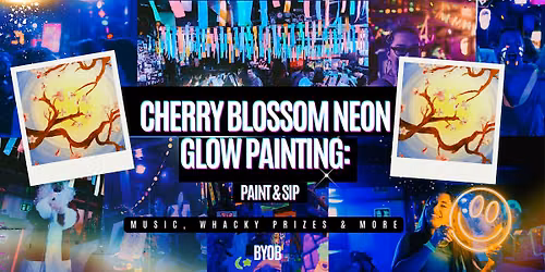 Neon Painting | Cherry Blossoms | BYOB