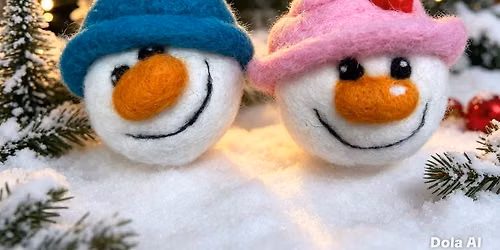 NOW FULLY BOOKED  workshop - Snowman\/lady bauble