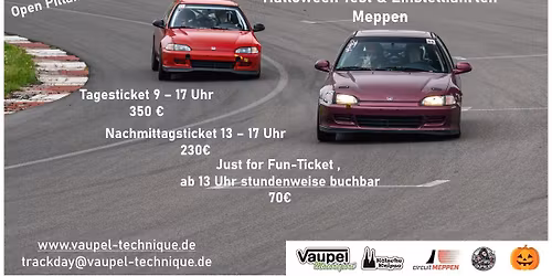 Halloween-Trackday \/ Test und Einstellfahrten Meppen
