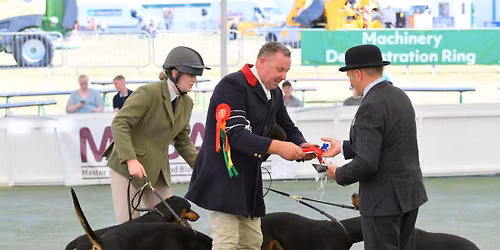 Berks and Bucks Hounds showing at The Great Yorkshire Show