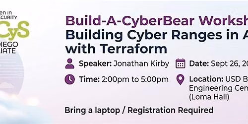 Build-A-CyberBear Workshop: Building Cyber Ranges in AWS with Terraform