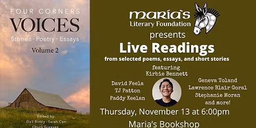 Live Readings from Four Corners Voices vol. 2