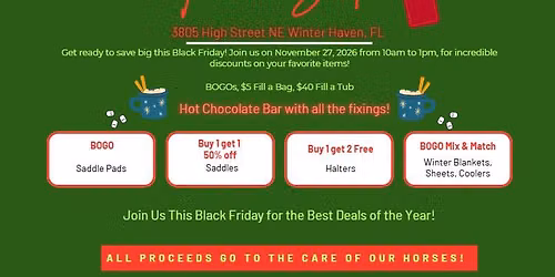 Black Friday Tack Sale 