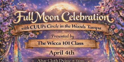 Altar Cloth Dyeing @ CUUPS Tampa Full Moon Celebration