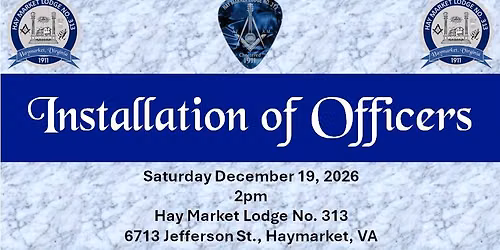 Installation of Officers