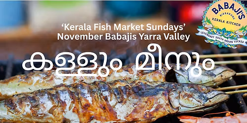 Fish market Sundays at Babajis Yarra Valley