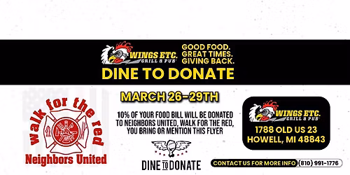 DINE TO DONATE: HELP OUR HEROES!