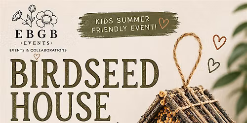 Birdseed House Craft Day