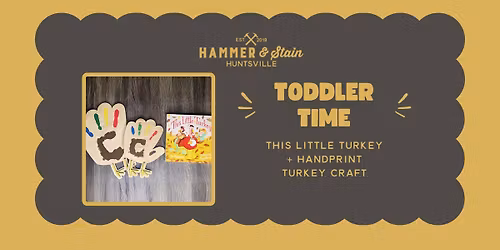 Toddler Time: Handprint Turkey Craft