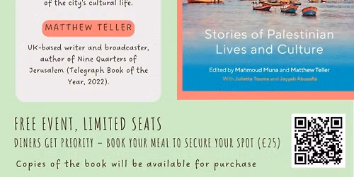 Book talk at caf\u00e9 Chantal