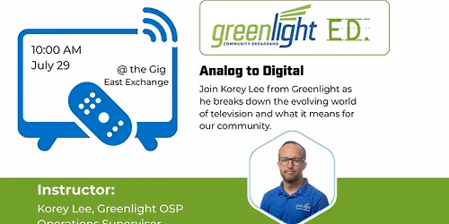 Greenlight Ed.