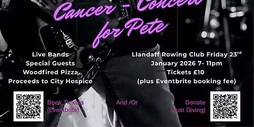 Rock Against Cancer - Concert For Pete (in aid of City Hospice)