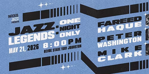 Infidels Jazz Presents: Fareed Haque Trio at Revue Stage