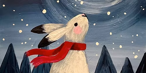 Family Friendly Paint Class: Blissful Bunny