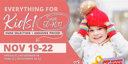 Kids' Huge Pop-Up Sale in Maple Grove - Winter Tickets