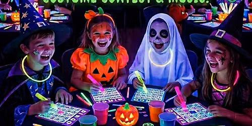 Halloween Family GLOW BINGO
