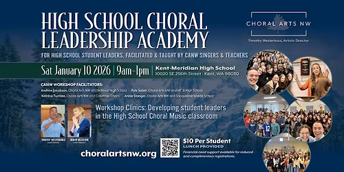 CANW High School Choral Leadership Academy