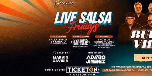 LIVE SALSA FRIDAYS 