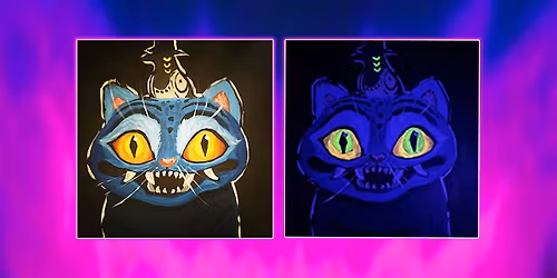 KPOP Demon Hunters Blacklight Paint-N-Sip