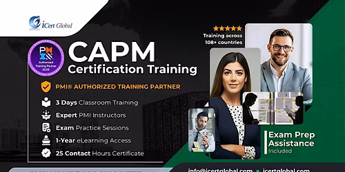 CAPM Certification In-Person Training in Bonita, CA