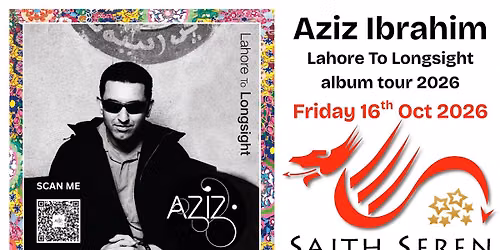 Aziz Ibrahim 'Lahore To Longsight' FULL BAND tour @ Saith Seren, Wrecsam