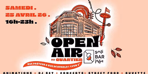 OPEN AIR | SoliBARit\u00e9s f\u00eate le Printemps