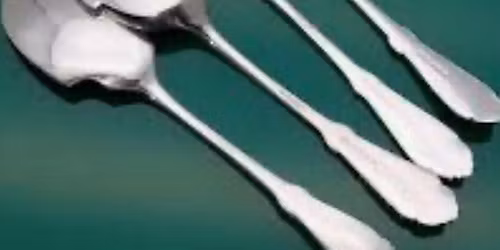 Matching spoons offer 6pm to 8pm