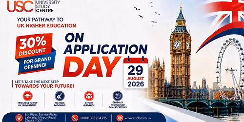 Exclusive 30% OFF UK Application Day