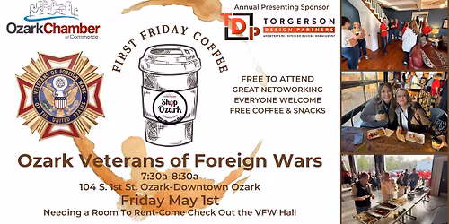 May 2026 First Friday Coffee