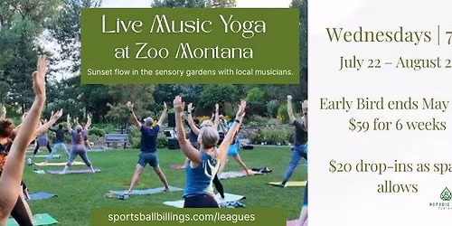 Live Music Yoga at Zoo Montana