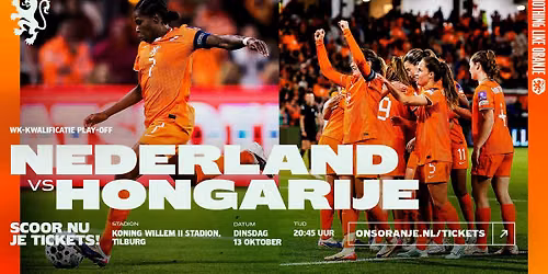 Nederland - Hongarije (WK-kwalificatie play-off)