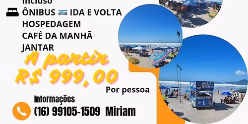 \ud83d\ude0eEXCURS\u00c3O TIRADENTES 2026\n\n\ud83c\udfc4P. GDE-UBATUBA\n\ud83d\udcb8 R$ 999,00 cada 17\/04\/ 22:00 hs \u00e1 21\/04\/ 17:00 hs