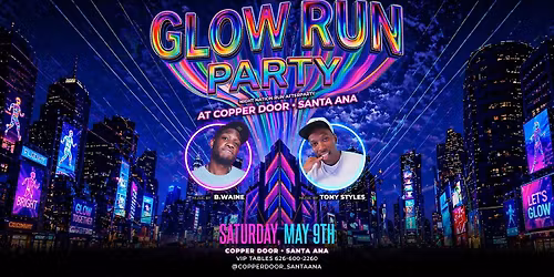 Glow Run Party at Copper Door Santa Ana
