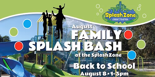 Family Splash Bash: Back to School