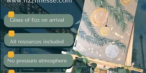 Deck the Halls Sip and Paint