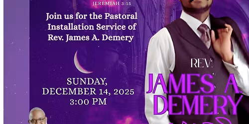 Pastoral Installation of Rev. James Demery