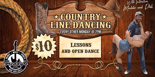 Line Dancing at Freddy's